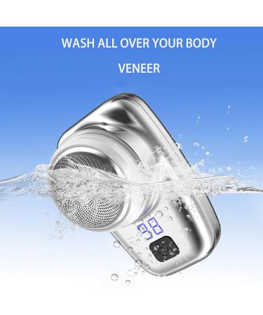 Rehomy Portable Electric Shaver for Men - Mini USB Rechargeable Waterproof Razor | Wet & Dry Use | Ideal Travel Gift for Dad & Husband - Buy Online on SooperMarket.com