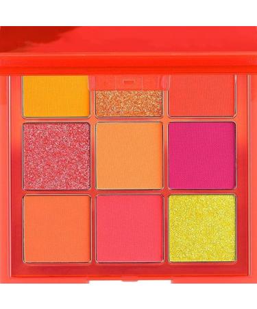 Jojomis 9 Colors Eyeshadow Palette Soft Professional Highly Pigmented Blendable Bright Compact Matte Shimmer Metallic Eye Makeup for Women Ladies Cosmetics - Buy Online on SooperMarket.com