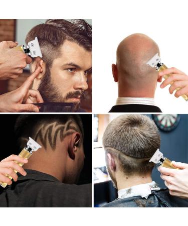 SURKER Electric Pro Li Clippers - Waterproof Cordless Hair Trimmer for Men | Rechargeable T-Blade Grooming Accessories (Gold - Buy Online on SooperMarket.com