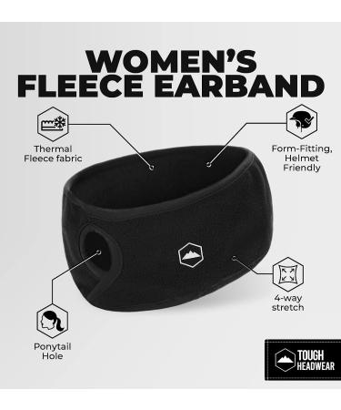 Ponytail Headband for Women - Fleece Ear Warmer for Running and Outdoor Activities in Cold Weather - Buy Online on SooperMarket.com