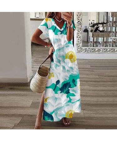 Rytejfes Women's Colorful Long Sleeve Beach Dress - XXL Sexy Summer Maxi & Midi Boho Blouse for Big Sizes - Buy Online on SooperMarket.com
