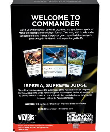 Magic The Gathering Starter Commander Deck First Flight (White-Blue) - Power up your game with this focused and strategic deck - Buy Online on SooperMarket.com