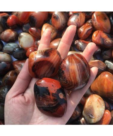 Natural Crystal Rough 1PC Natural Red Agate Stone Crystal Geode Sardonyx Gemstone Polished Palm Ore Rock Specimen Craft Decor (Color : 30-40mm Size : 1Pc) 1Pc 30-40mm - Buy Online on SooperMarket.com
