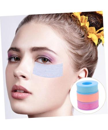 Angoily Eyelash Tape 3 Rolls Fabric Adhesive for Extensions & Eyeshadow | Breathable Non-Woven Eyelash Extension Tools - Buy Online on SooperMarket.com