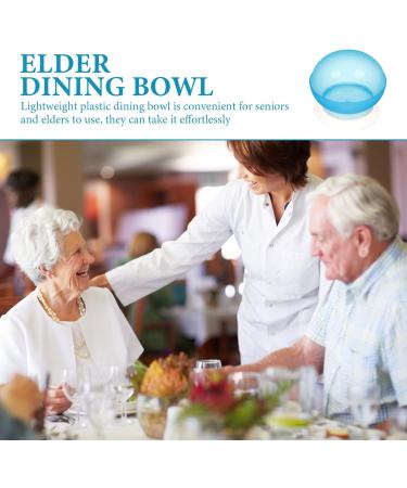 Suction Cup Bowl Silicone Scooper Bowl Suction Plate Disabled Person Bowl Self Feeding Bowl Elderly Assistant Dish for Handicapped Person - Buy Online on SooperMarket.com