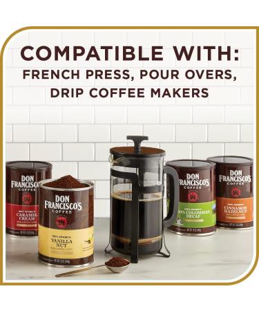 Don Francisco's Colombia Supremo Medium Roast Ground Coffee 12 oz Can - 100% Colombia Supremo - 12 Ounce - Buy Online on SooperMarket.com