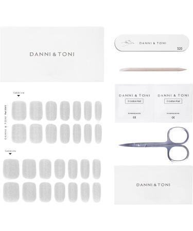 DANNI & TONI 28 Flickering Gel Nail Polish Strips - Salon-Quality Manicure Stickers - Buy Online on SooperMarket.com