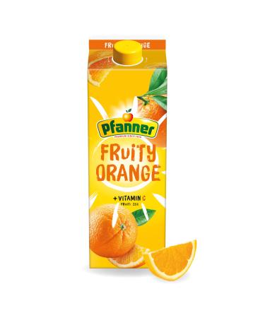 Pfanner fruity orange drink (1 x 2 l) - sweet -sour enjoyment from sun -ripened oranges - 25% juice content fruity orange 2 l (1 Pack)