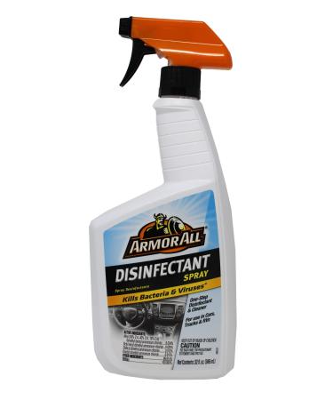 Armor All Disinfectant Spray General Cleaner Deodorizer Kills Bacteria & Viruses 32 Ounce Sprayer Bottle