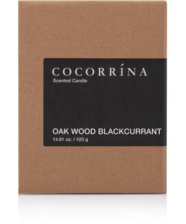 Cocorr na Black Currant Candle - Natural Soy 46-Hour Burn 2 Wicks Perfect Christmas Gift - 420g in Elegant Glass - Buy Online on SooperMarket.com