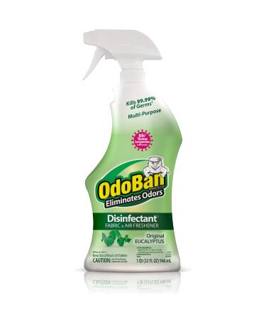 OdoBan Ready-to-Use Disinfectant and Odor Eliminator, 32 Ounce Spray Bottle, Original Eucalyptus Scent