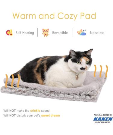 Self Heating Cat Pad - 27.5 x 18.5 Thermal Cat Mat for Outdoor & Indoor Pets - Buy Online on SooperMarket.com