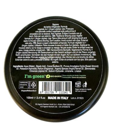 Luxury Italian Shaving Soap - The Goodfellas Smile | 3.5 Fl Oz | Ideal for Brush Shaving | International Shipping Available - Buy Online on SooperMarket.com