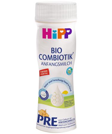 HiPP organic milk formula PRE BIO Combiotik ready to drink 200 ml (pack of 6) PRE BIO Combiotik ready to drink-New 200 ml (pack of 6)