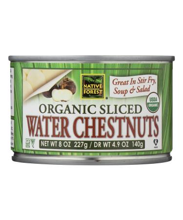 Native Forest Organic Sliced Water Chestnuts, 8 Ounce Cans (Pack of 6)