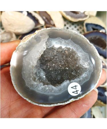 Natural Original Raw Agate Crystal Geode Cutting Hole Feng Shui DecorEnergy Stone Specimen Craft Collectibles Decoration Stone Collection (Size : 150-200g a Piece) - Buy Online on SooperMarket.com