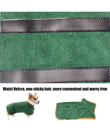 DLMLEMU Super Absorbent Pet Bathrobe - Fast Drying Towel with Adjustable Strap Hood for Dogs & Cats - Buy Online on SooperMarket.com