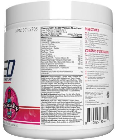 EHP Labs OxyShred Thermogenic Pre Workout Powder & Shredding Supplement - Preworkout for Men & Women Sugar Free Energy Powder with 150mg of Caffeine - Dr. Soda Pop 60 Servings - Buy Online on SooperMarket.com