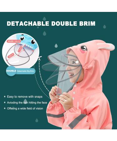 Kids Unicorn Raincoat | Waterproof Rainsuit for Boys & Girls | Toddler Poncho | 3D Cartoon Design | Size S/80-95 CM - Buy Online on SooperMarket.com