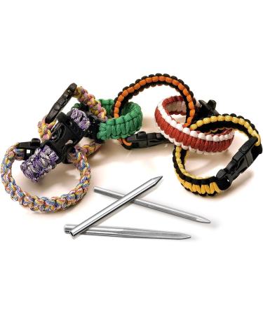 6-Piece Paracord Stitching Set with FID Needles & Smoothing Tool - Silvery - Buy Online on SooperMarket.com