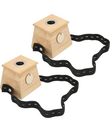 Moxibustion Box - Single Hole Bamboo Moxa Roller Stick Holder | Acupuncture Moxibustion Tool (2pcs) - International Shipping Available - Buy Online on SooperMarket.com