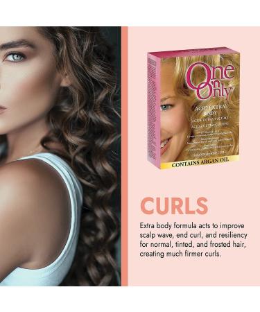 One 'n Only Acid Extra Body Perm with Argan Oil - Bouncy Curls, Manageable Hair with Firm and Even Curls - Buy Online on SooperMarket.com
