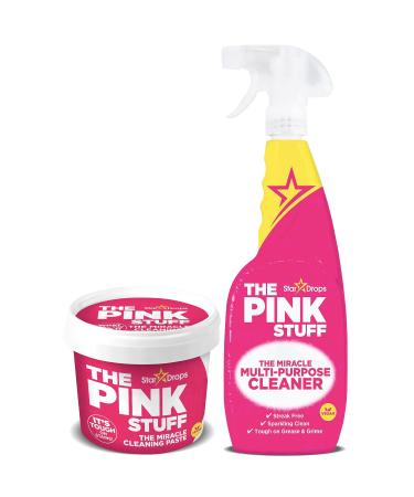 Stardrops - The Pink Stuff - The Miracle Cleaning Paste and Multi-Purpose Spray 2-pack Bundle ( 1 Cleaning Paste, 1 Multi-Purpose Spray)