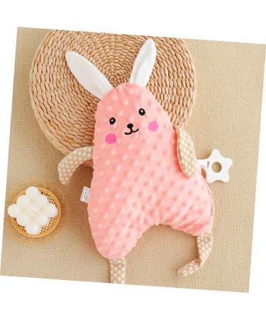 Warmhm Baby Comfort Towel & Plush Toy | Soft Bath Towel for Toddlers & Infants | Newborn Toy & Towel Set - Rosa 30x15 cm - Buy Online on SooperMarket.com