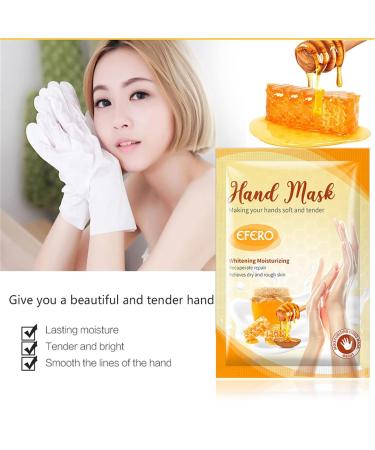 Yueci Sweetheart Hand Mask Gloves - Moisturizing Nourishing & Anti-Aging Care for Dry Cracked Hands - Buy Online on SooperMarket.com