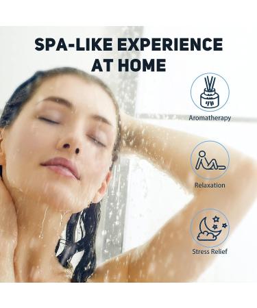 LighSele Shower Steamers - 8 Aromatherapy Bombs with Essential Oils for Women | Stress Relief Gift | Home Spa Christmas Gifts - 8 Count - Buy Online on SooperMarket.com