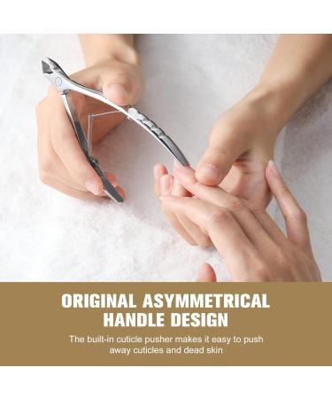 Feryes Nail Skin Clippers - 2 in 1 Professional Nail Shaver & Stainless Steel Nail Skin Remover | 6mm Full Jaw Pliers - Silver Color - Buy Online on SooperMarket.com