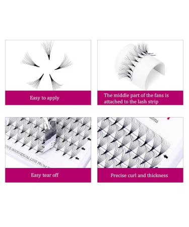 Shop 10D 0.07mm D Curl Volume Eyelash Extensions - 12mm Artificial Lashes for Stunning Volume - Buy Online on SooperMarket.com