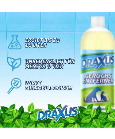 Draxus Odor Remover for Cat & Dog Urine | Microbiological Enzyme Cleaner | 10L Mixed Bottle | Effective Odor Neutralizer - Buy Online on SooperMarket.com