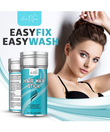 Evo Dyne Hair Wax Stick 2-Pack (5.4 oz) - Flexible Hold for Detailed Styles | Uni-Sex Formula for Hair & Wigs - Buy Online on SooperMarket.com