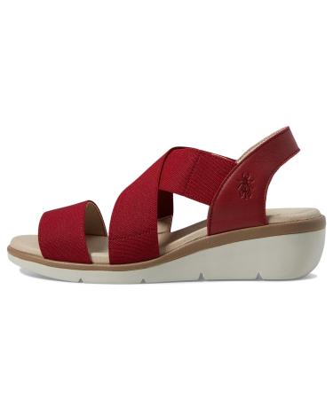 Fly London Women's Noli056fly Sandal 6 UK Lipstick Red