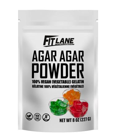 Agar Agar Powder. Vegan (Vegetarian) Gelatin. Non GMO, Gluten Free and Nutrient Rich. 8 oz Bag, Unflavored. 8 Ounce (Pack of 1)