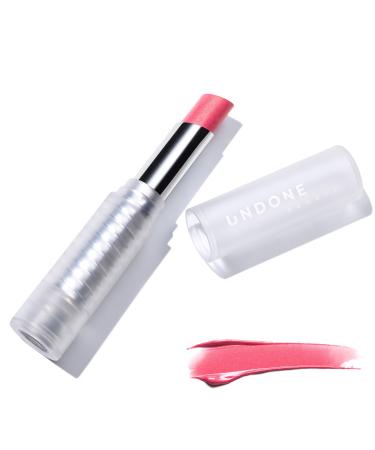 UNDONE BEAUTY Light on Lip Reflecting  Amplifying Lipstick with Sheer  Buildable  Hydrating Color and Aloe  Coconut & Volume Enhancing Pigment - Vegan and Paraben & Cruelty Free - Sorbet Pink