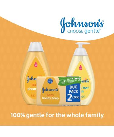 Johnson's Baby Honey Soap Duo Pack - Gentle 2 x 90g | International Shipping Available - Buy Online on SooperMarket.com