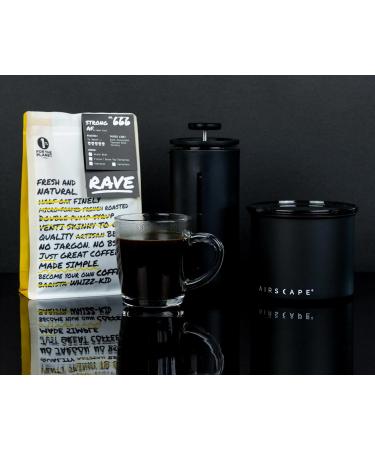Rave Coffee - Strong AF Blend N 666 Espresso Grind Freshly Roasted Ground Coffee 250g 250 g (Pack of 1) Espresso - Buy Online on SooperMarket.com