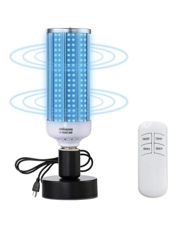 UV Light Sanitizer, UVC Disinfection Light Bulb 100W Germicidal Lamp E26/E27 Base for Home Room Hotel Travel Bathroom Office Restaurant Toilet Supermarket Bedroom White1