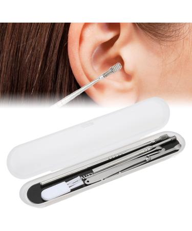 Spring Earwax Cleaner Tool 7 In1 Stainless Steel Ear Pick Set Exquisite Remove Earwax for Ear Cleaning - Buy Online on SooperMarket.com