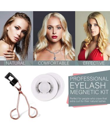Magnetic Eyelashes Kit with Glue-Free Magnetic Eyelash Clip - 3-Piece Set - Buy Online on SooperMarket.com