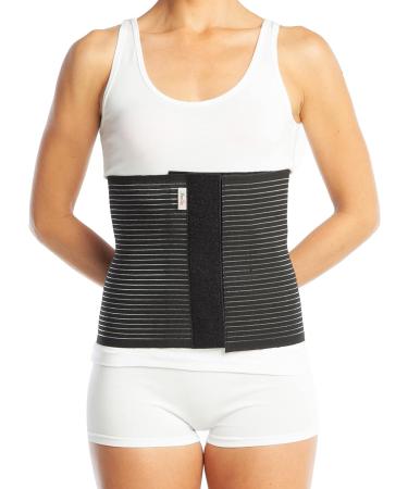 ArmoLine Postpartum Abdominal Binder | Belly Wrap for Post-Pregnancy Support (L Black) - Buy Online on SooperMarket.com