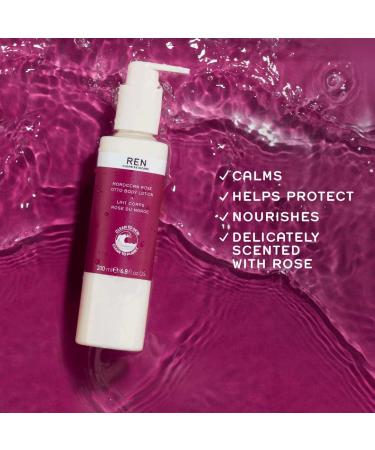 REN Clean Skincare Moroccan Rose Otto Body Lotion 200ml - Hydrating Natural & Eco-Friendly | Shop Internationally - Buy Online on SooperMarket.com