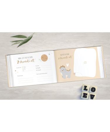 Personalized Baby Album - My First Year for Girls | 104 Pages of Beautiful Memories & Moments - Buy Online on SooperMarket.com