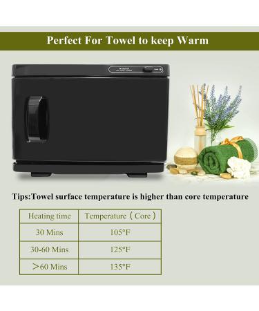 8L Hot Towel Warmer & Spa Caddy for Salon Professionals - Black - Buy Online on SooperMarket.com