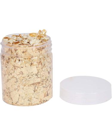 Manicure Gold Foil Plastic Storage Box 5g Sturdy Gold Foil for Acrylic Paint Nail Art Manicures Photo Frames - Buy Online on SooperMarket.com