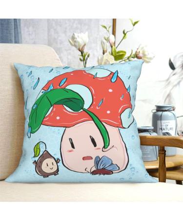 YYHHAOFA Sunflower Seeds and Mushroom Pattern Universal Pillowcase for All Seasons 18"x18" : Soft and Comfortable Suitable for car Sofa - Buy Online on SooperMarket.com