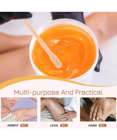 100 Pieces Wood Wax Sticks for Eyebrow & Body Hair Removal - Smooth Skin Solution for Salons - Buy Online on SooperMarket.com