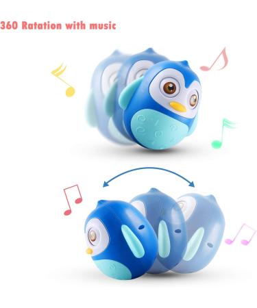 Buy Alyoen Penguin Wobbling Toy for Babies | Musical Roly Poly Tumbler for 6-12 Months | International Shipping - Buy Online on SooperMarket.com
